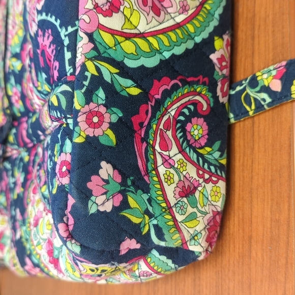 Vera Bradley Petal Paisley Vera Tote Shoulder Bag - Picture 3 of 11